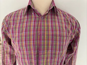 BUGATCHI MEN’S CLASSIC FIT COTTON CASUAL SHIRT SIZE S - Picture 1 of 14