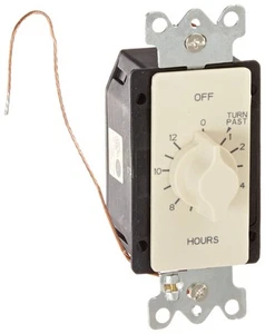 A512H Tork Federaufgezogener Dreh-Timer in der Wand mit 12 Stunden Länge und elfenbeinfarbener Fac... - Bild 1 von 3