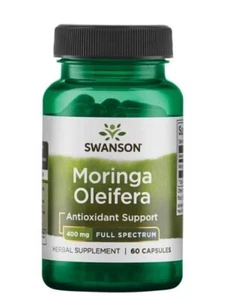 HOJA SWANSON MORINGA OLEIFERA 400 MG 60 CÁPSULAS - Imagen 1 de 2