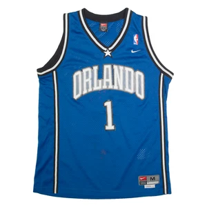 NIKE Orlando Mens Jersey Blue Sleeveless USA V-Neck Nylon M - Picture 1 of 6
