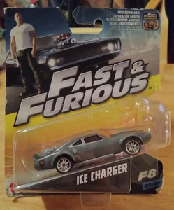 2016 Mattel Hot Wheels Fast & Furious F8 Ice Charger Maßstab 1:55 23/32 - Bild 1 von 3