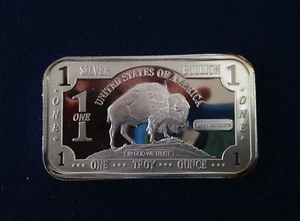 Northwest Territorial Mint In God We Trust Bison Neu mit Etikett - 32 Silber Kunstbarren P2165 - Bild 1 von 4