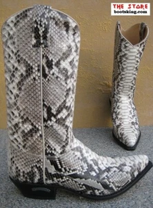 Sendra Boots serpente stivali da cowboy stivali western Python fatti a mano taglia 38-45 - Foto 1 di 6