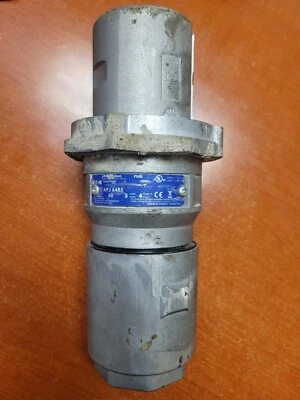 APJ6485 Enchufe 3 Cables 4 Polos 60A 600V - Crouse Hinds - Eaton APJ PIN & SLEEVE Foto 1 de 4
