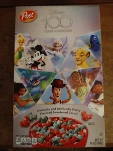 New Post Disney 100 Years Of Wonder Cereal Sealed - Picture 1 of 5