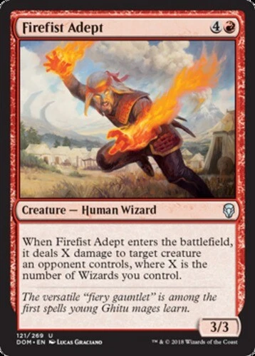 Dominaria - Firefist Adept - Foil - Image 1 of 1
