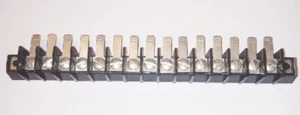 TERMINAL STRIP, 15 PIN, REMOVABLE SPADE TERMINALS, **NEW** - Picture 1 of 3