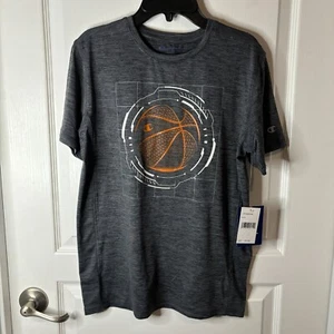 Champion Big Boys Basketball Crew Neck Short Sleeve Graphic T-Shirt, Size L NEW - Picture 1 of 3