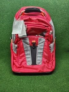 High Sierra Business Rolling Backpack, Carmine/Red Line/Black NEW 24x14x9 - Picture 1 of 12