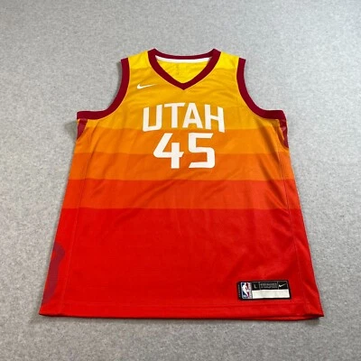 Nike Utah Jazz Donovan Mitchell #45 Swingman Jersey Niño Grande NBA Baloncesto Foto 1 de 4