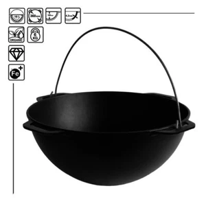 Caldero asiático de hierro fundido 10 litros. Espesor 3,8 mm - Imagen 1 de 4