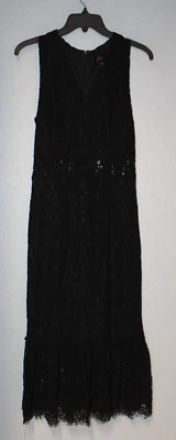 Maxi Vestido Para Mujer Alexia Admor Negro Informal - Talla MEDIANA - Encaje Negro Foto 1 de 4