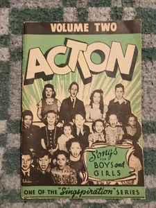 Action Vol Two Gospel Songs for Boys and Girls Songbook 1947 Smith Singspiration - Bild 1 von 5