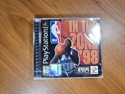 NBA in the Zone '98 (Sony PlayStation 1 PS1, 1997) Brand New Sealed Y-Fold! - Image 1 of 4