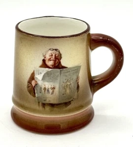 Monk Mug Pottery Porcelain - Stoneware Columbian Trenton NJ Art Pottery 3.5” - Picture 1 of 5