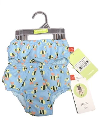 Lassig Splash & Fun Swim Diaper Bumble B Baby Girl ruffle butt 6M UPF 50+ Set 2 - Image 1 of 2