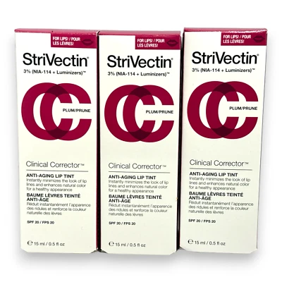 Tinte labial antienvejecimiento StriVectin Clinical Corrector FPS 20 15 ml/0,5 fl. oz. LOTE DE 3 Foto 1 de 2