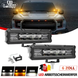 2X LED Arbeitsscheinwerfer Rückfahrscheinwerfer Scheinwerfer 12V 24V Nebellampe - Bild 1 von 9