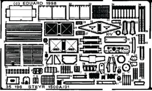 EDUARD 35196 - 1/35 Photo-Etched DETAIL SET for TAMIYA STEYR 1500A/01 - Bild 1 von 2