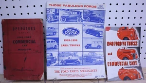 1945 Ford Commercial Car Model 59C Operators Manual & Booklets & Price Guide USA - Picture 1 of 11