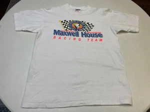Vintage 90's Maxwell House Racing Team T-Shirt NASCAR Single Stitch XL - Picture 1 of 7