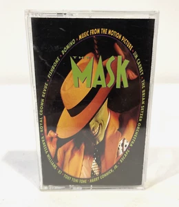 THE MASK MUSIC FROM THE MOTION PICTURE SOUNDTRACK CASSETTE ALBUM 1994 SONY MUSIC - Picture 1 of 4