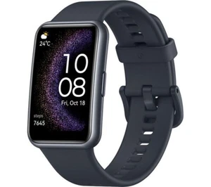Huawei Watch FIT SE 46mm Polymer Case with Silicone Strap - Starry Black - A - Picture 1 of 2