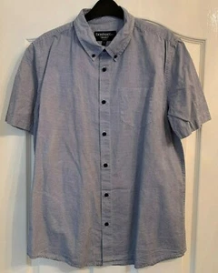 Boohoo Men's Blue Short Sleeved Shirt Size Large - Picture 1 of 1