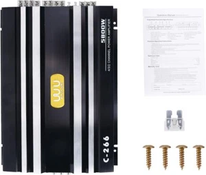 4 Channel 5800W Car Truck Amplifier Stereo Audio Speaker Amp System Device - Picture 1 of 8