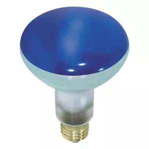BLUE Reflector Bulb 75W Watt BR30 Medium E26 Base Dimmable 120V - Picture 1 of 4