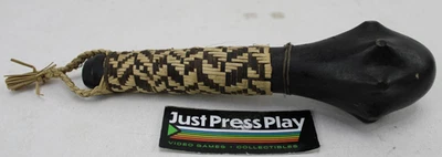 Vintage Polynesian Fiji Island Wood Woven Handle Throwing War Club 8.5" - Image 1 of 4