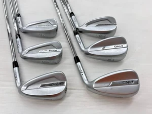 Ping G700 Iron Set 6I - 9I,W,U 6 Clubs Zelos 6 Flex R Black Dot Used JPN - Picture 1 of 7