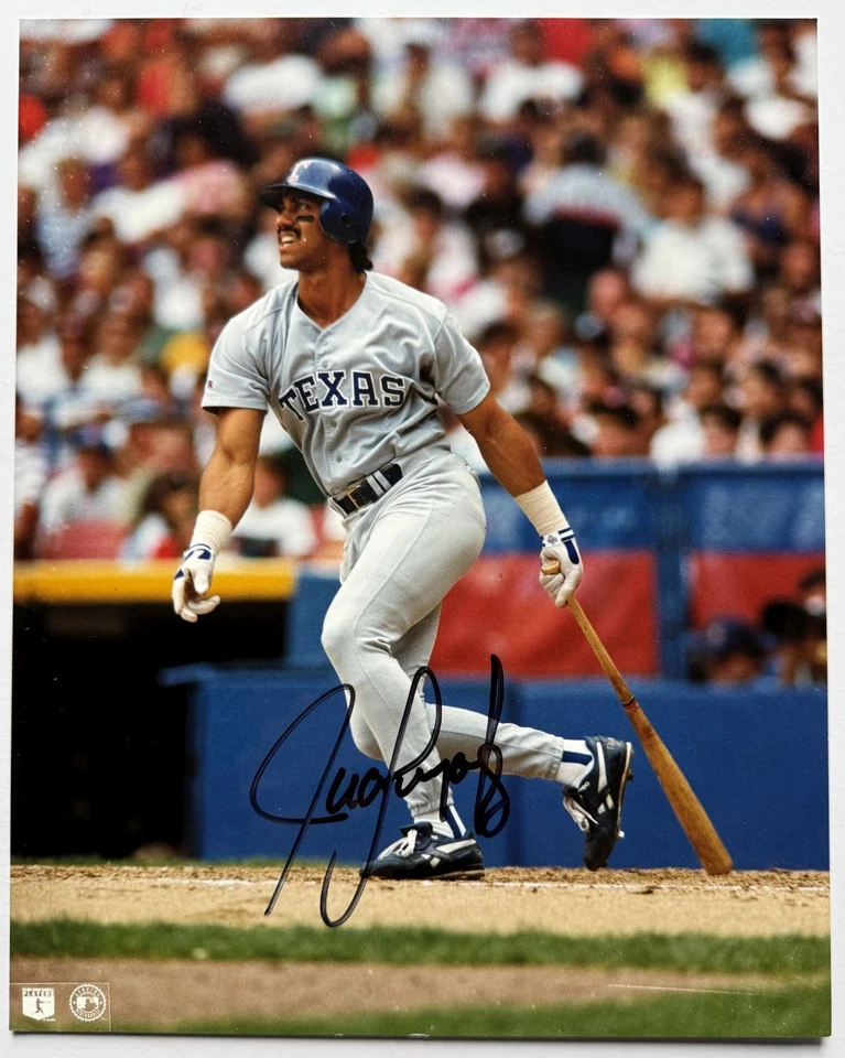 Juan Gonzalez Signed Autographed Glossy 8x10 Photo Texas Rangers - Image 1 of 1