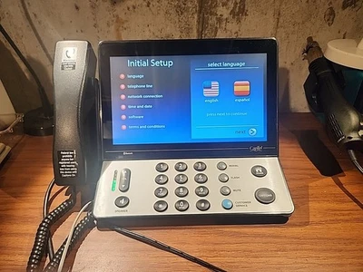 CapTel 2400iBT Ultratec Captioned Hearing Impaired Touch Screen Telephone Works - Image 1 of 2