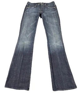 7 For All Mankind Sz 27 "A" Pocket Jeans Stretchy Modern Denim Comfy Casual Boot - Picture 1 of 9