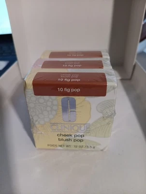 Clinique Cheek Pop Blush Pop 10 Fig Pop New In Box Full Size Nib Free Shipping  - Image 1 of 4