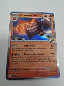 N's Darmanitan 181 SVP Black Star Promo Pokémon Card TCG Journey Together  - Picture 1 of 5