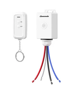 DDEWENWILS Funkschalter Außen mit Fernbedienung, 230V, 3000W ,inklusive Batterie - Bild 1 von 8