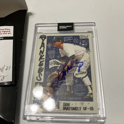 Topps Project 2020 Signed DON MATTINGLY CHARITIES Auto Card #333 Sophia Chang - Image 1 of 4
