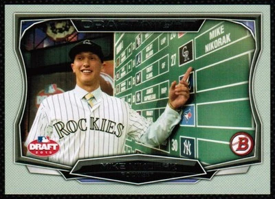 2015 Bowman Draft Picks & Prospects Night Mike Nikorak Colorado Rockies #DN-2 - Image 1 of 2