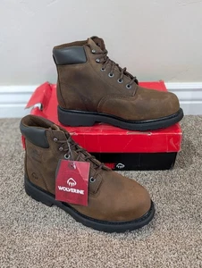 Größe 9,5 Herren Wolverine McKay 6" Wasserdicht Stahlkappe Schnürung Arbeitsstiefel W05679 - Bild 1 von 10
