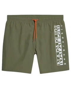 Swimming Trunks Napapijri  Underwear Boxer Man Polyamide Green - Picture 1 of 3