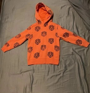 Kids Orange sweater With Tiger Character Print By H & M Size 4-6Y - Picture 1 of 4
