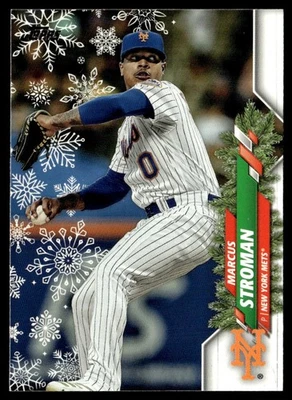 2020 Topps Holiday Marcus Stroman New York Mets #HW134 - Image 1 of 2