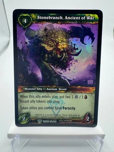 World of Warcraft TCG Foil Promo Crown Stonebranch, Ancient of War - Picture 1 of 1