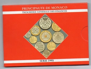 MONACO - Divisionale Serie FDC - 10 Münzen - Fürstent von Monaco - ANNO 1995 - Bild 1 von 4