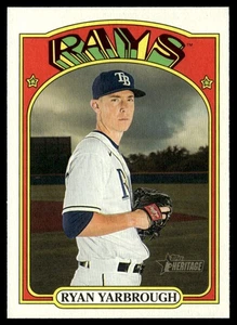 2021 Topps Heritage Ryan Yarbrough Tampa Bay Rays #112 - Foto 1 di 2