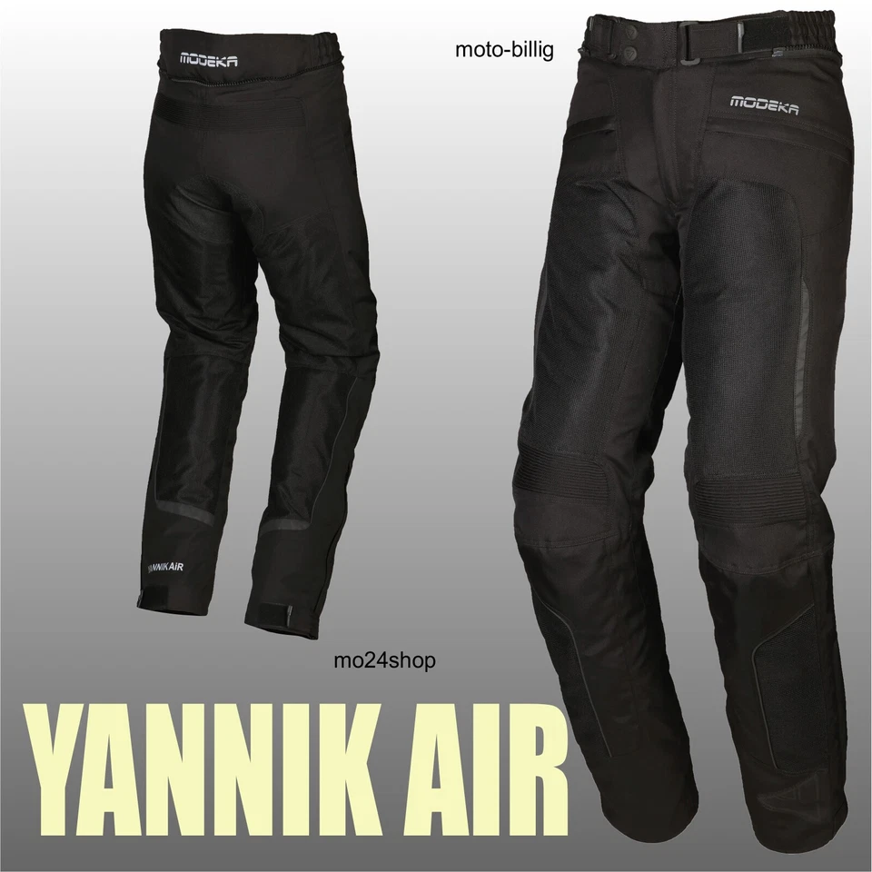 -23% Modeka Motorradhose Yannik Air leichte Sommer Hose Motorrad Luft UVP 114,90 - Bild 1 von 4