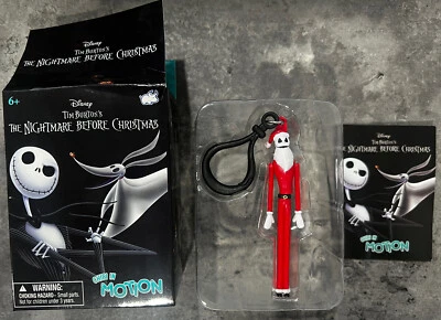 Santa Jack Disney Pesadilla Antes de Navidad Chibi en Movimiento Llavero | Clip de Bolsa Foto 1 de 2