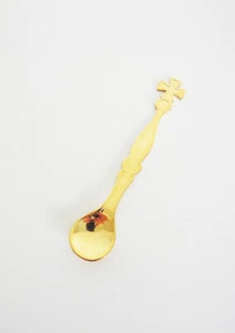 High Gold Plated Incense and Charcoal Holy Communion Spoon - Picture 1 of 3